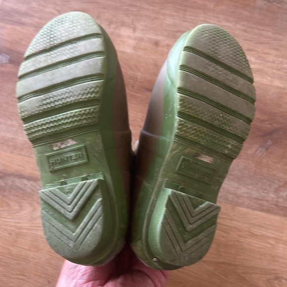 Big Kids Original First Hunter Rain boots size 3 army green - Picture 7 of 7
